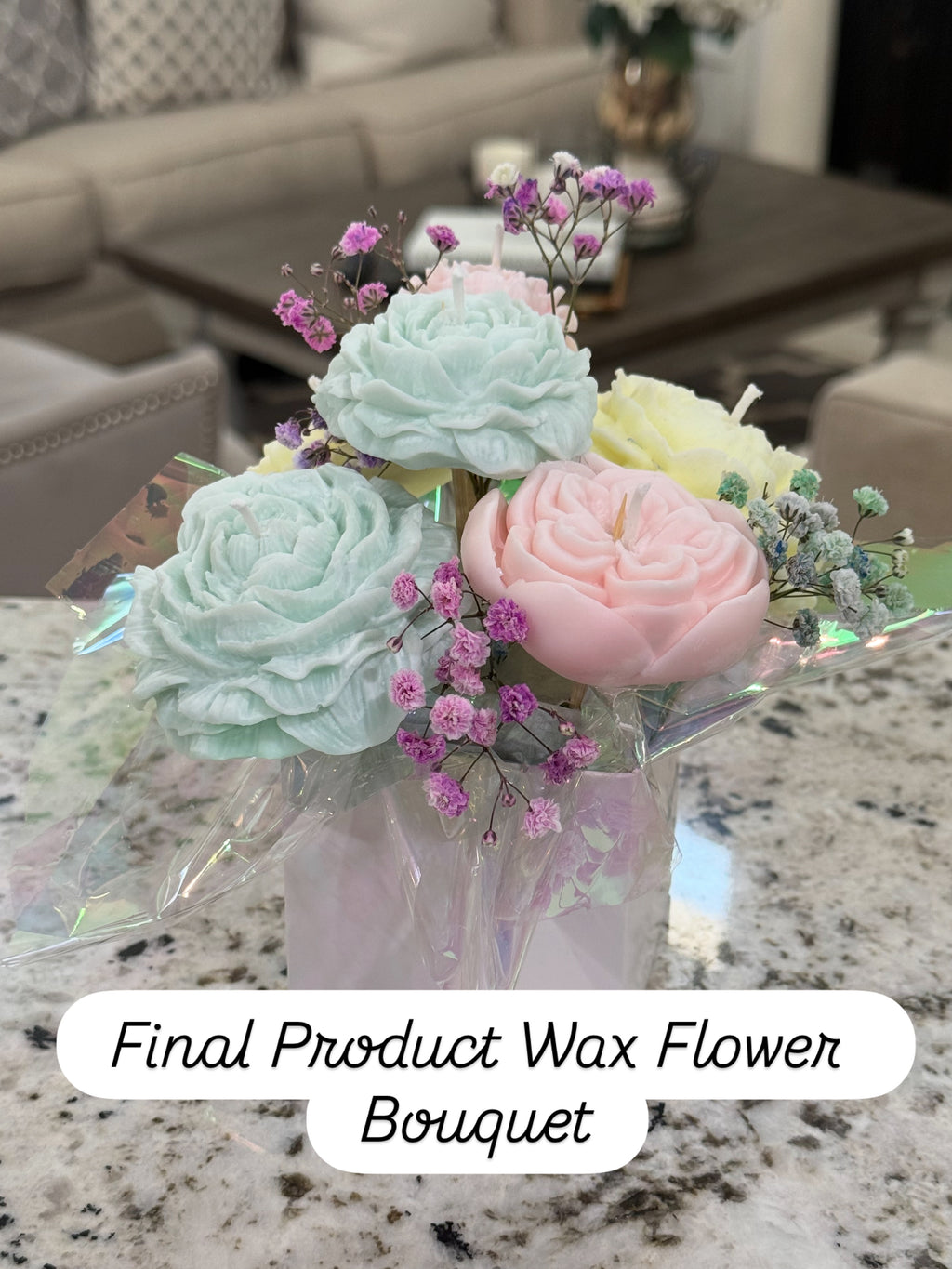Wax Melt Flower Bouquet